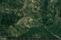 Vue aérienne de Alessandria del Carretto