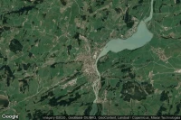 Vue aérienne de Lechbruck