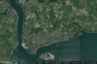 Vue aérienne de Cobh