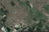 Vue aérienne de Mezőssytanya
