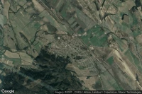 Vue aérienne de Bodajk