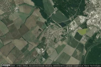Vue aérienne de Luzice