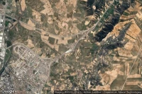 Vue aérienne de Taracena