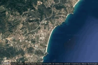 Vue aérienne de Castell-Platja dAro