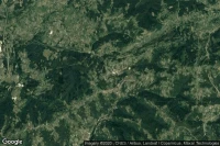 Vue aérienne de Carbayín