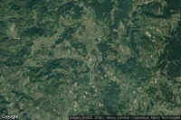 Vue aérienne de Cecava