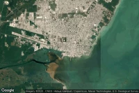 Vue aérienne de Chetumal