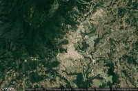 Vue aérienne de Tecpan Guatemala