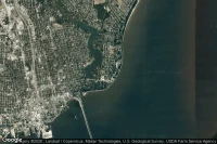 Vue aérienne de East Pensacola Heights