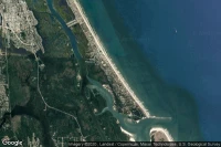 Vue aérienne de Ponce Inlet