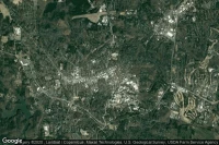 Vue aérienne de Chapel Hill