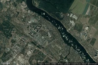 Vue aérienne de Ust-Izhora