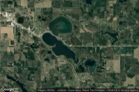 Vue aérienne de Silver Lake