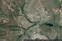 Vue aérienne de Gorodishche