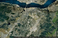 Vue aérienne de Saguenay