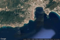 Vue aérienne de Ajaccio