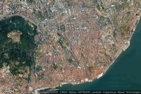 Vue aérienne de Lisbon