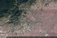 Vue aérienne de Pedralbes