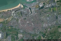 Vue aérienne de Calais