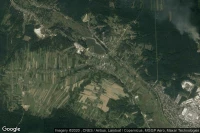 Vue aérienne de Wachock