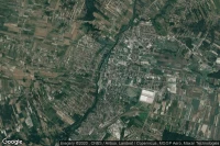 Vue aérienne de Sochaczew