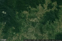 Vue aérienne de Kujangsari