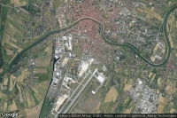 Vue aérienne de Pisa Aeroporto