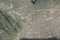 Vue aérienne de Tirana