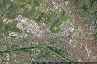 Vue aérienne de Firenze-Peretola Aeroporto