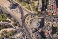 Vue aérienne de Madrid Moncloa