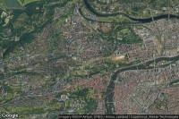 Vue aérienne de Praha-Dejvice