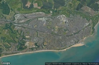 Vue aérienne de Folkestone West