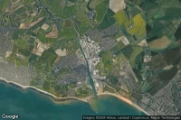 Vue aérienne de Newhaven Town