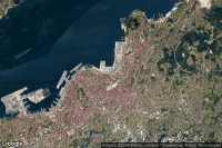 Vue aérienne de Vigo Guixar