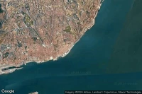 Vue aérienne de Lisboa Santa Apolónia