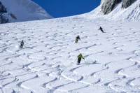 Ski hors-piste en Vallée Blanche / photo Cie des guides de Chamonix Ski hors-piste en Vallée Blanche / photo Cie des guides de Chamonix